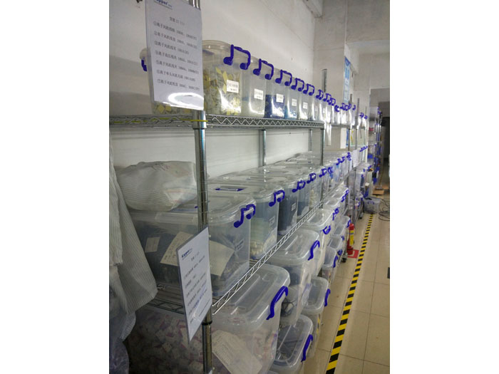 車(chē)間的一角