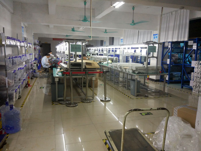 車(chē)間的一角